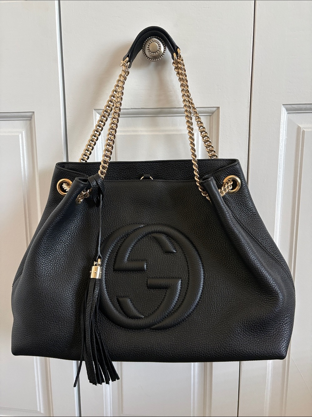 Gucci soho chain shoulder bag.